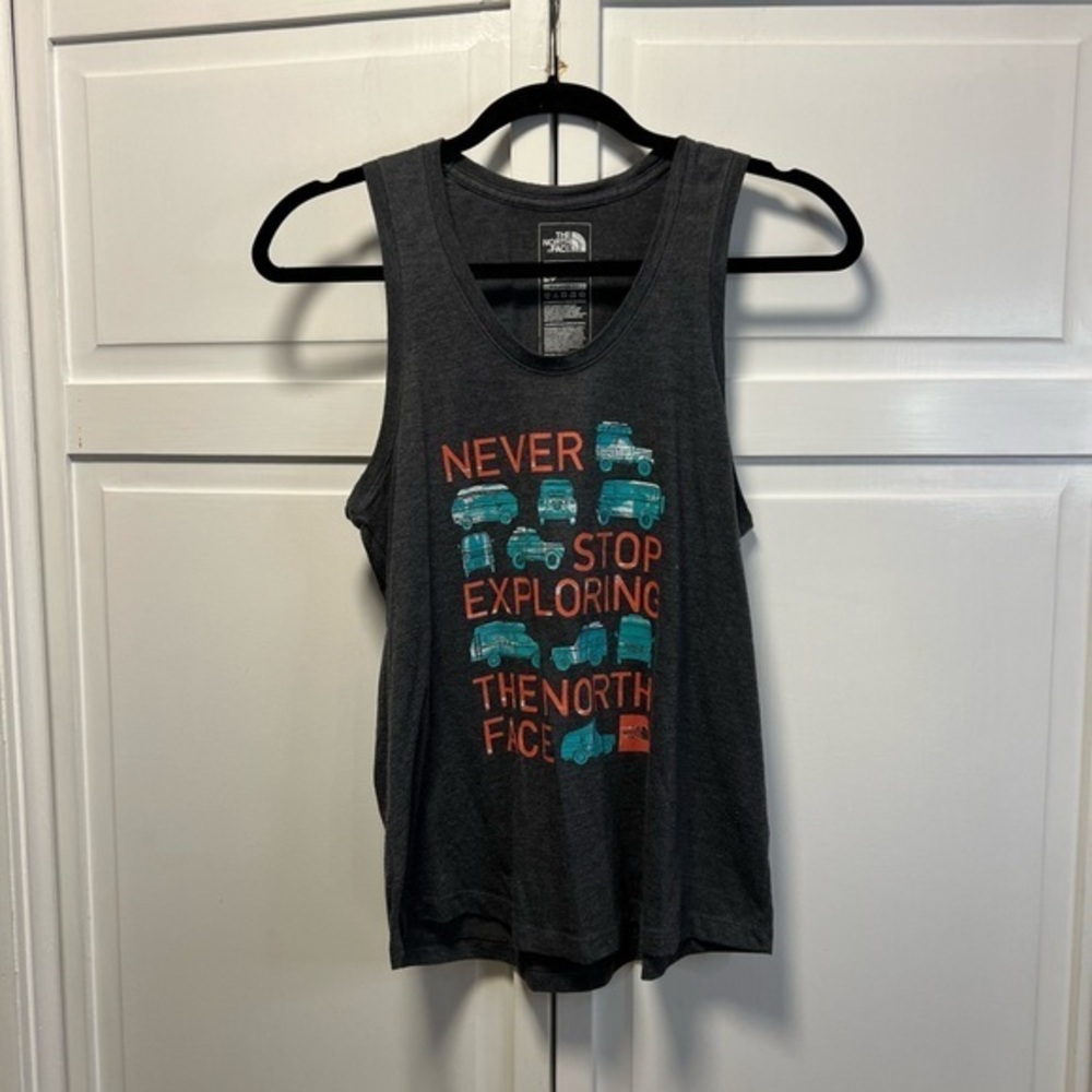 The North Face Never Stop Exploring Tank Top Size Women’s Small Color Dark Gray